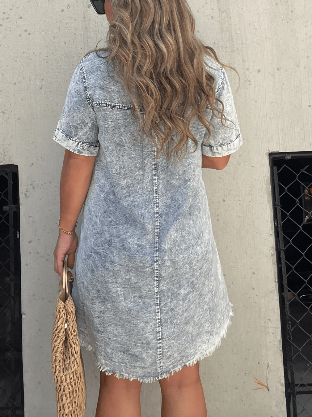 Levia | Summer Washed Shirt Dress - Nora & Ivy Boutique