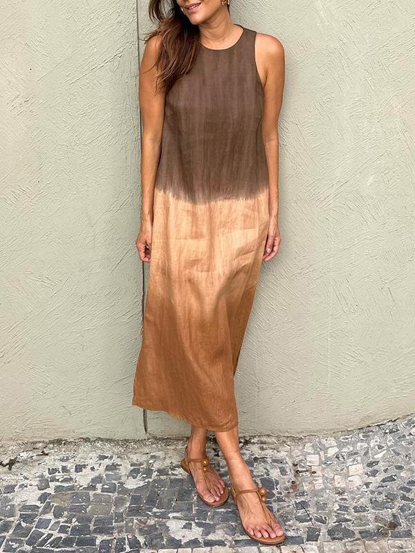 Selia | Driftwood Gradient Dress - Nora & Ivy Boutique
