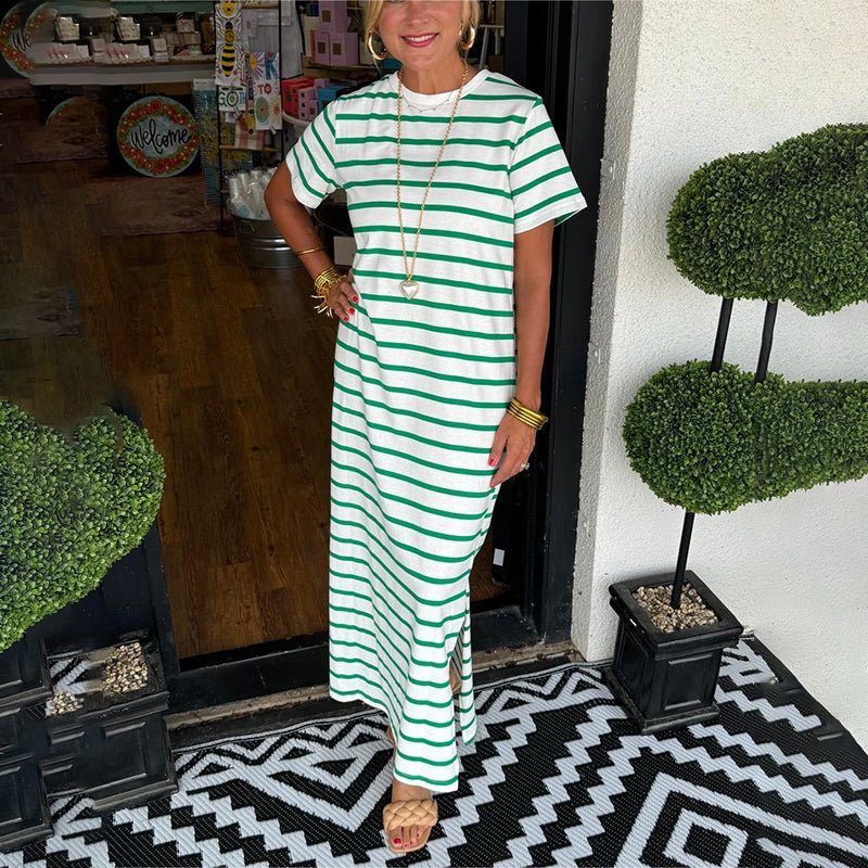 Ivia | Striped Maxi Dress - Nora & Ivy Boutique