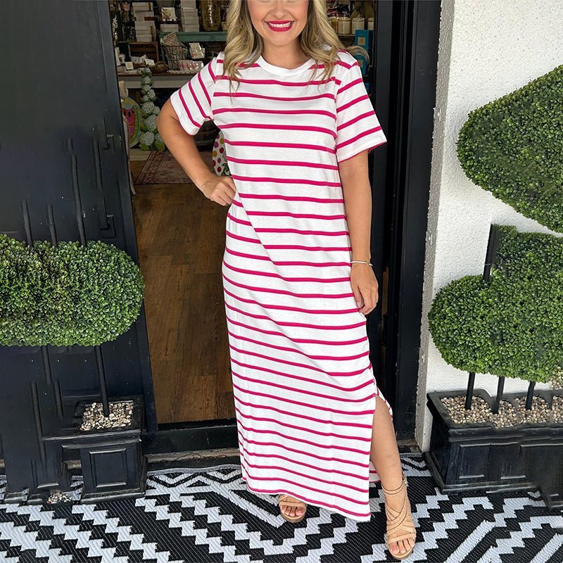 Ivia | Striped Maxi Dress - Nora & Ivy Boutique