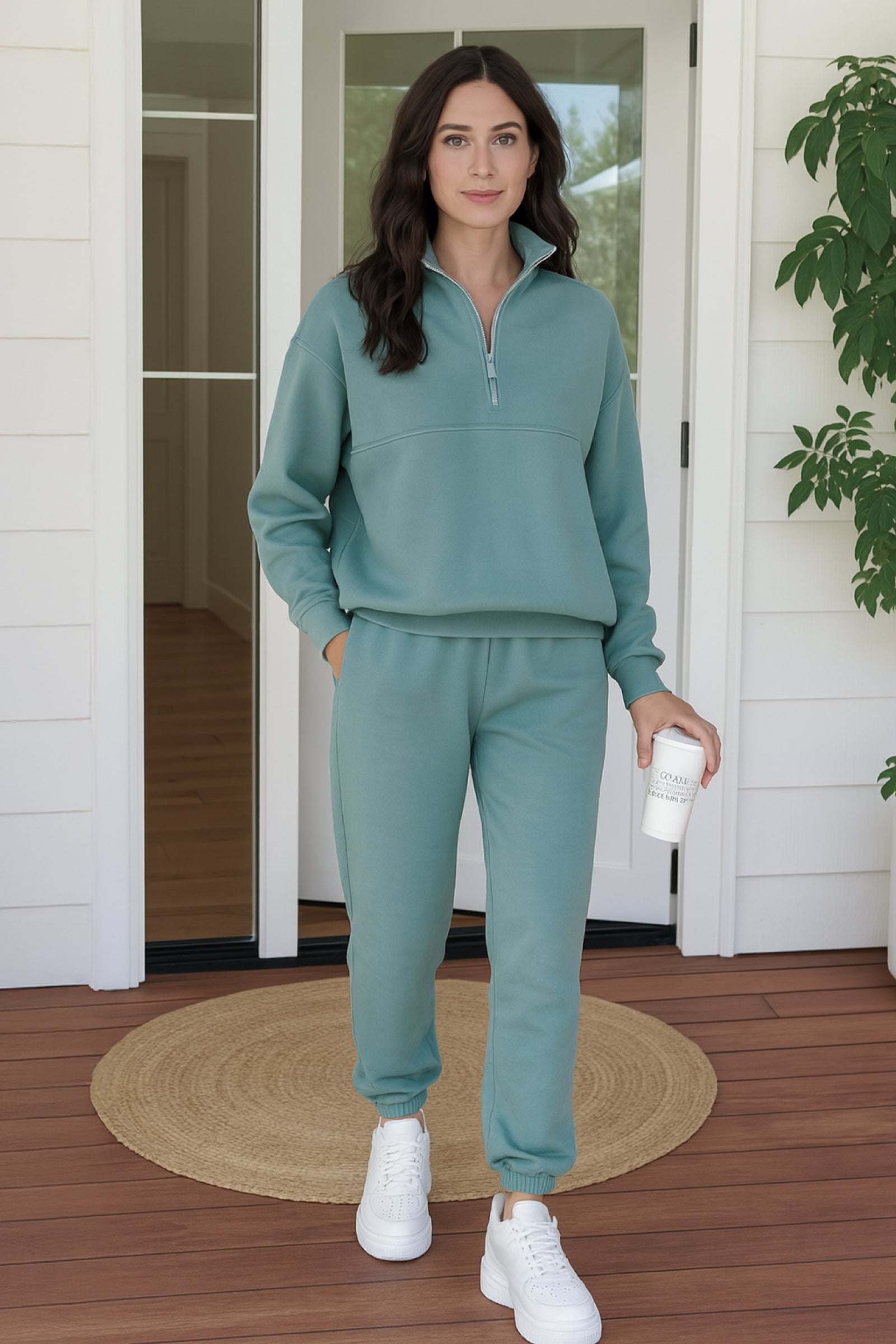 The Essential Edit Cotton Blend Tracksuit - Nora & Ivy Boutique