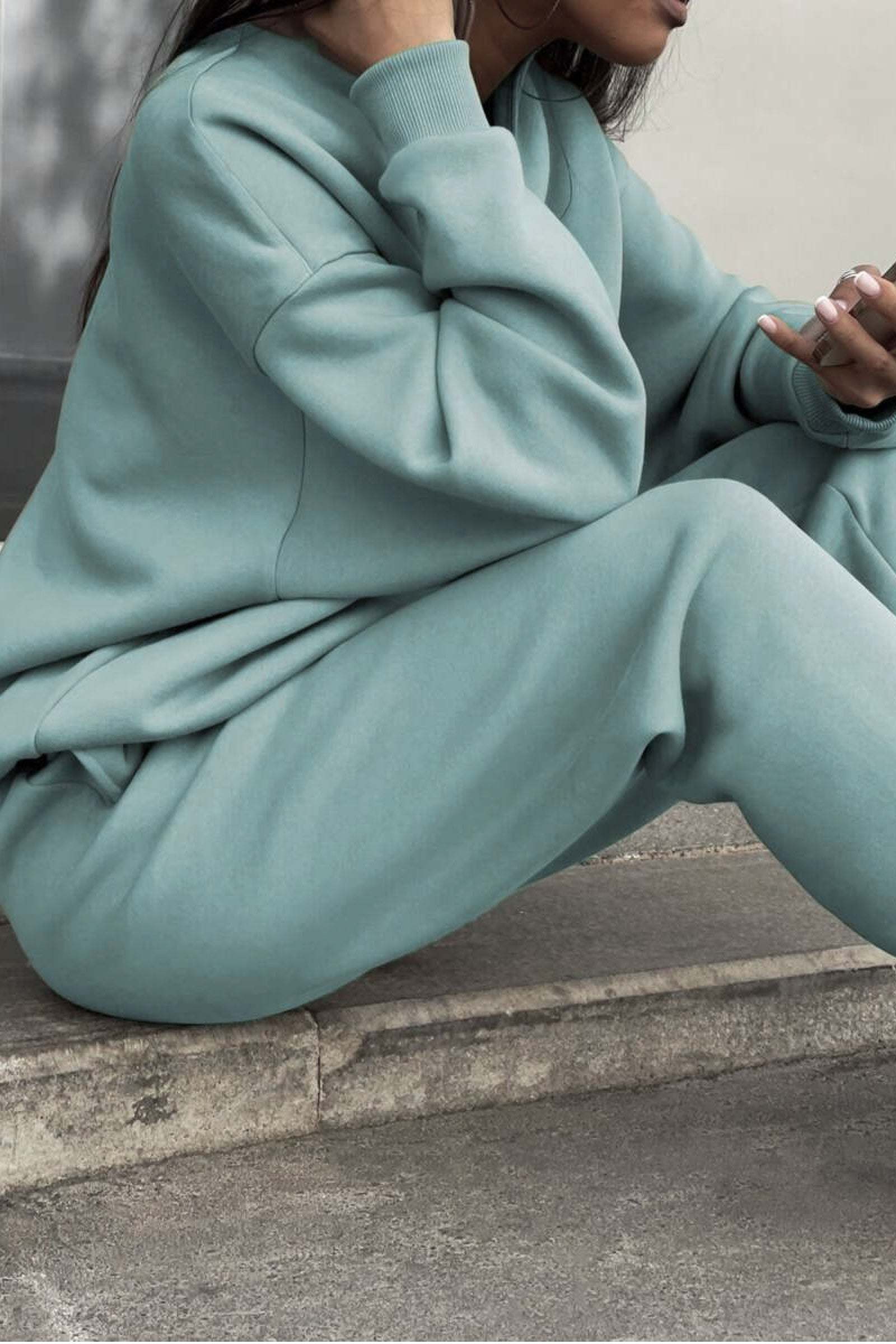The Essential Edit Cotton Blend Tracksuit - Nora & Ivy Boutique