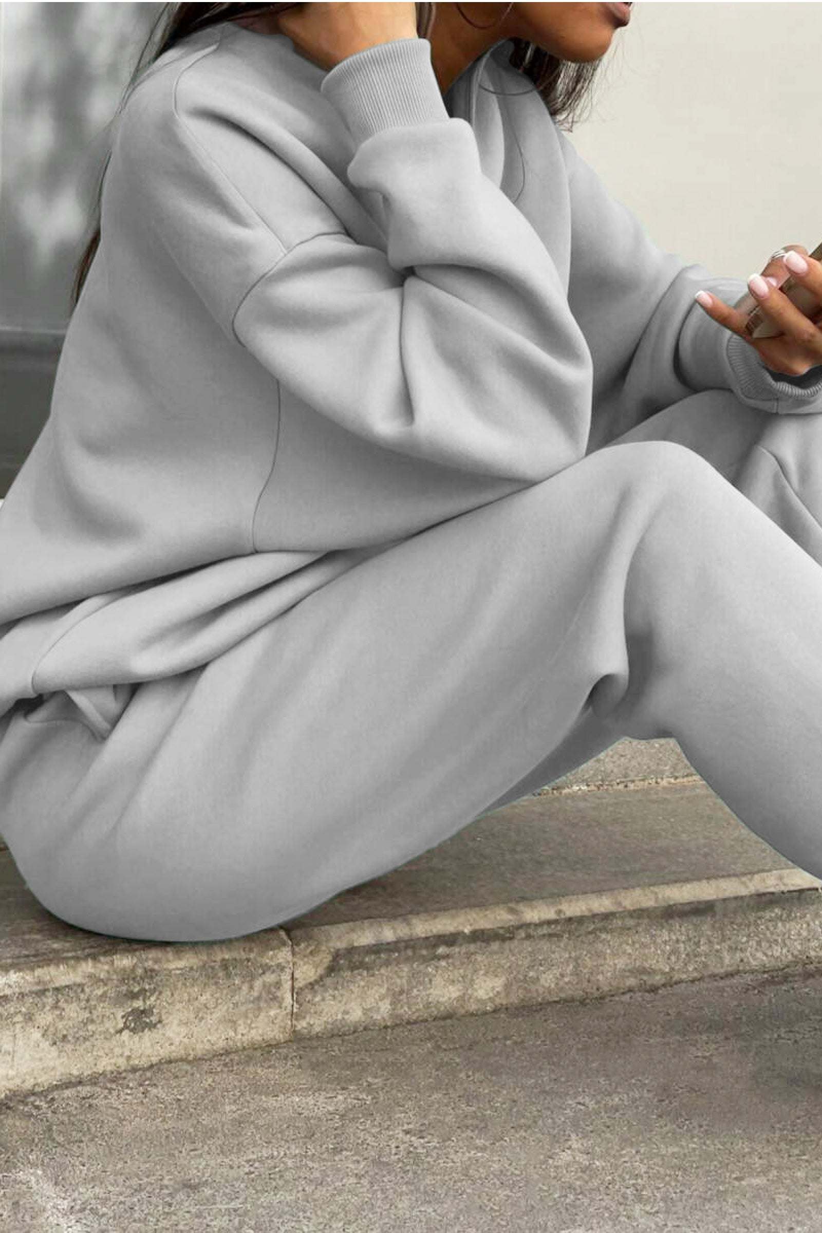 The Essential Edit Cotton Blend Tracksuit - Nora & Ivy Boutique