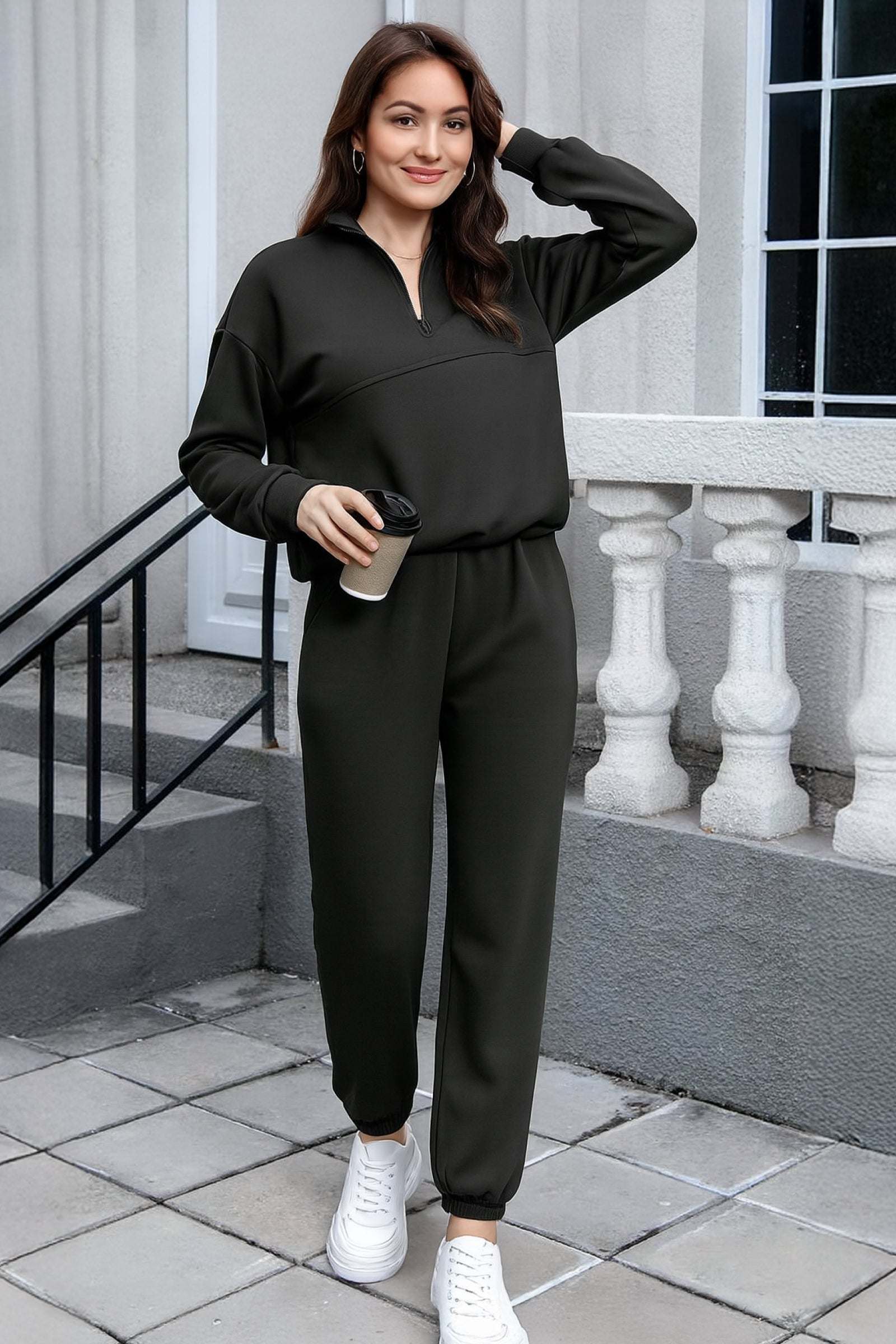 The Essential Edit Cotton Blend Tracksuit - Nora & Ivy Boutique