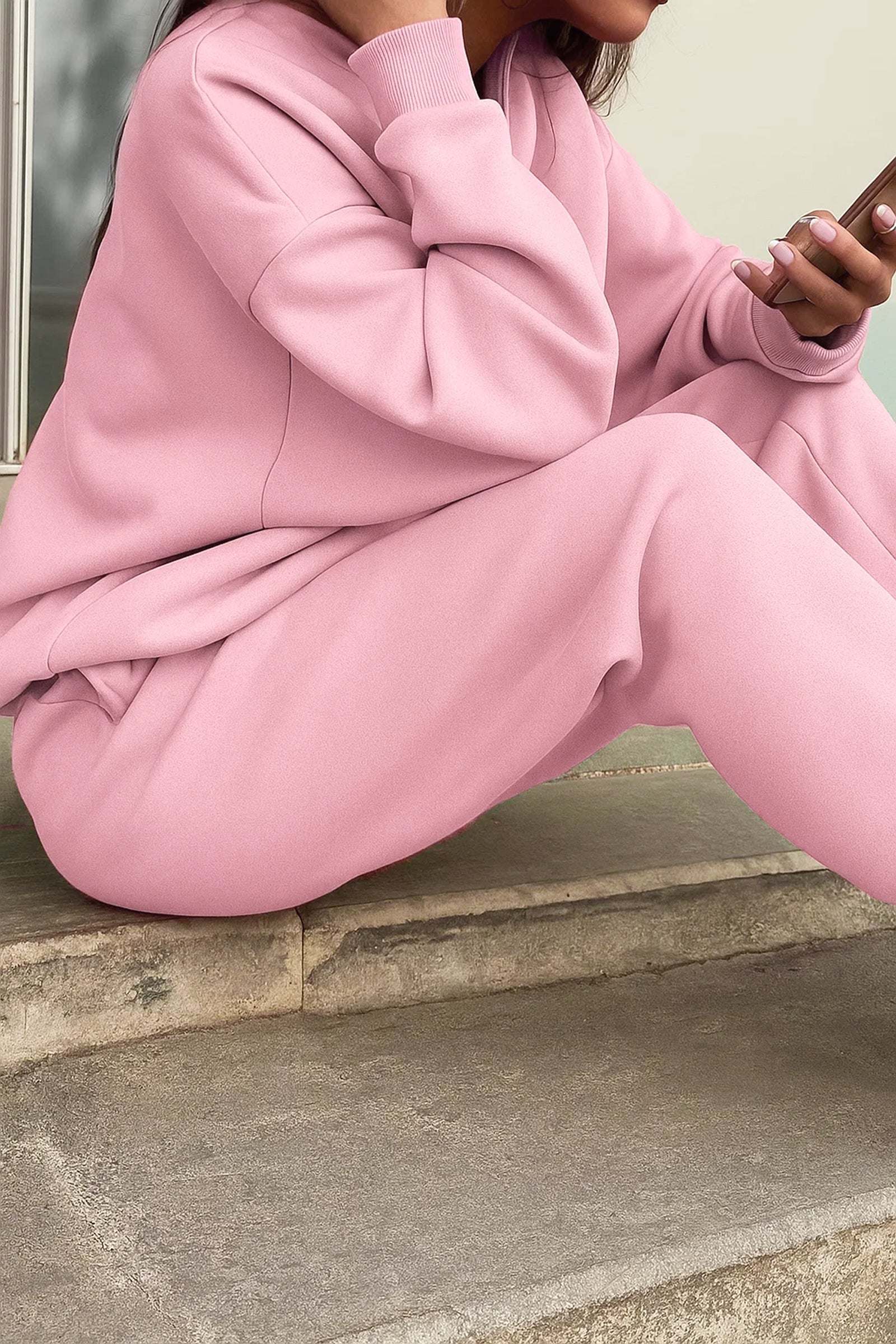 The Essential Edit Cotton Blend Tracksuit - Nora & Ivy Boutique